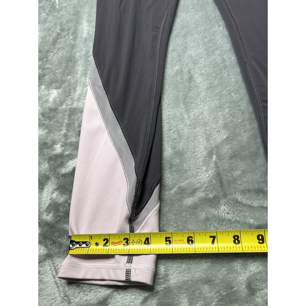 Athleta Leggings Women Size LT Purple Gray Running Stretch Yoga Gym - Picture 6 of 9